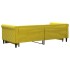 Sofá cama nido terciopelo amarillo 90x200