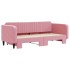 Sofá cama nido terciopelo rosa 90x200