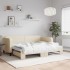 Sofá cama nido tela crema 80x200