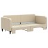 Sofá cama nido tela crema 80x200