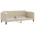 Sofá cama nido tela crema 80x200