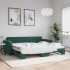 Sofá cama nido terciopelo verde oscuro 90x200