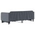 Sofá cama nido terciopelo gris oscuro 90x200