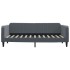 Sofá cama nido terciopelo gris oscuro 90x200
