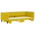 Sofá cama nido terciopelo amarillo 90x200
