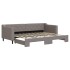 Sofá cama nido tela gris taupe 80x200