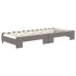 Sofá cama nido tela gris taupe 80x200