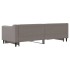 Sofá cama nido tela gris taupe 80x200
