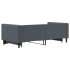 Sofá cama nido terciopelo gris oscuro 90x190