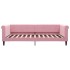 Sofá cama nido terciopelo rosa 100x200