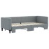 Sofá cama nido tela gris claro 80x200