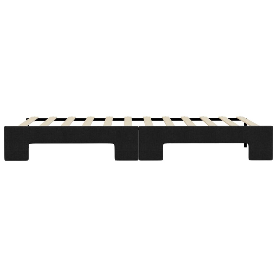 Sofá cama nido tela negro 80x200