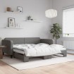 Sofá cama nido tela gris oscuro 100x200 cm