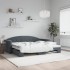 Sofá cama nido terciopelo gris oscuro 90x190