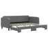 Sofá cama nido tela gris oscuro 90x200