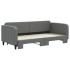Sofá cama nido tela gris oscuro 90x200