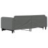 Sofá cama nido tela gris oscuro 90x200