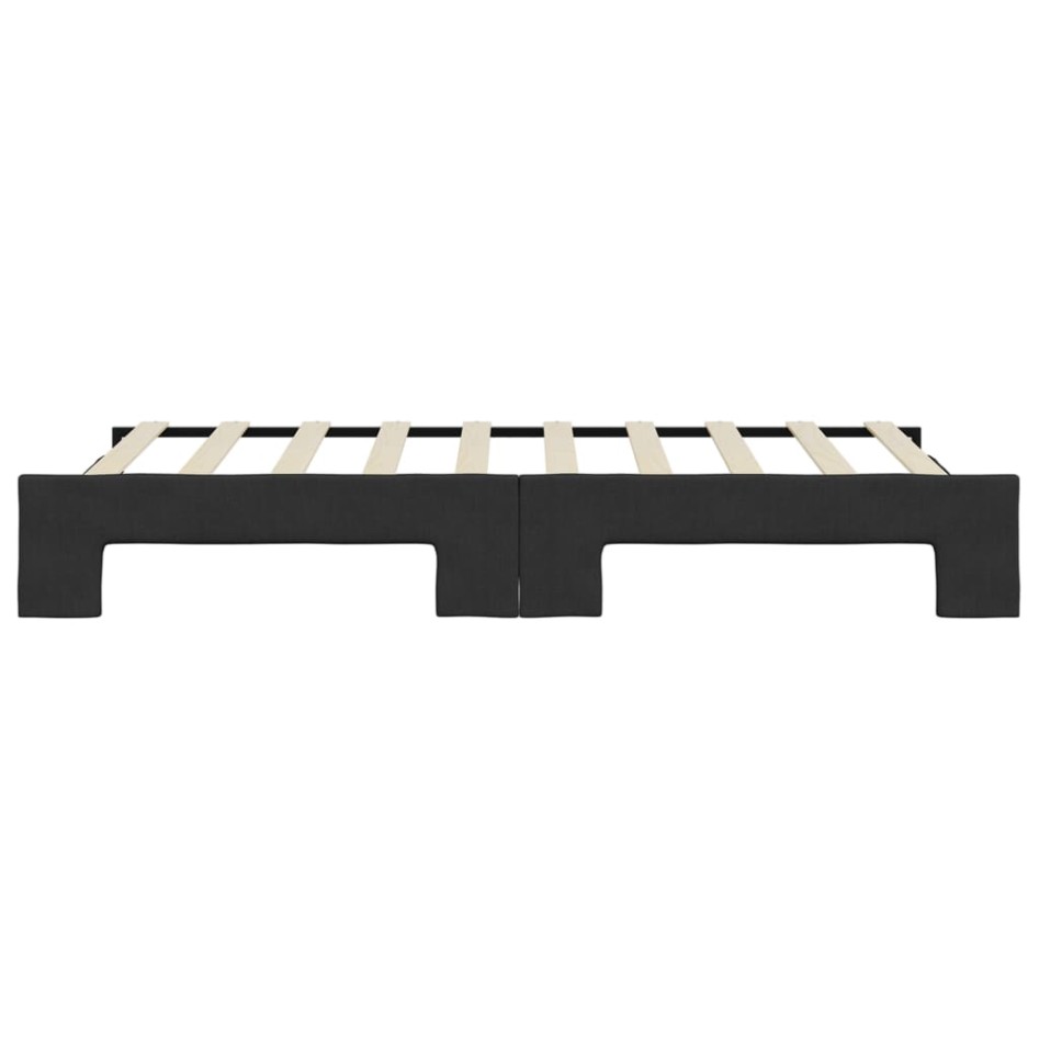 Sofá cama nido tela negro 90x190