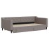 Sofá cama nido con cajones tela gris taupe 100x200