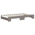 Sofá cama nido con cajones tela gris taupe 100x200