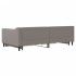 Sofá cama nido con cajones tela gris taupe 100x200