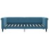 Sofá cama nido con cajones terciopelo azul 80x200
