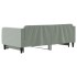 Sofá cama nido terciopelo gris claro 100x200