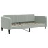 Sofá cama nido terciopelo gris claro 100x200