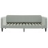 Sofá cama nido terciopelo gris claro 100x200