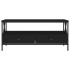 Mesa de centro madera de ingeniería negro 100x51x45