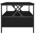 Mesa de centro madera de ingeniería negro 100x51x45