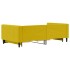 Sofá cama nido con cajones terciopelo amarillo 100x200