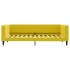 Sofá cama nido con cajones terciopelo amarillo 100x200