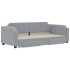 Sofá cama nido con cajones tela gris claro 80x200