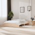 Estructura de cama sin colchón madera maciza 160x200