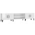 Mueble de TV madera contrachapada blanco brillo 180x31,5x40