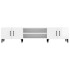 Mueble de TV madera contrachapada blanco brillo 180x31,5x40