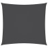 Toldo de vela cuadrado tela Oxford gris antracita 6x6