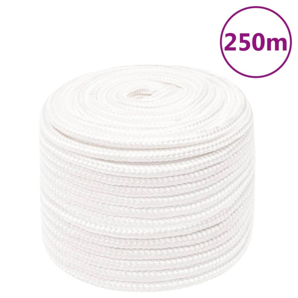 Cuerda de barco polipropileno blanco intenso 12 mm 250