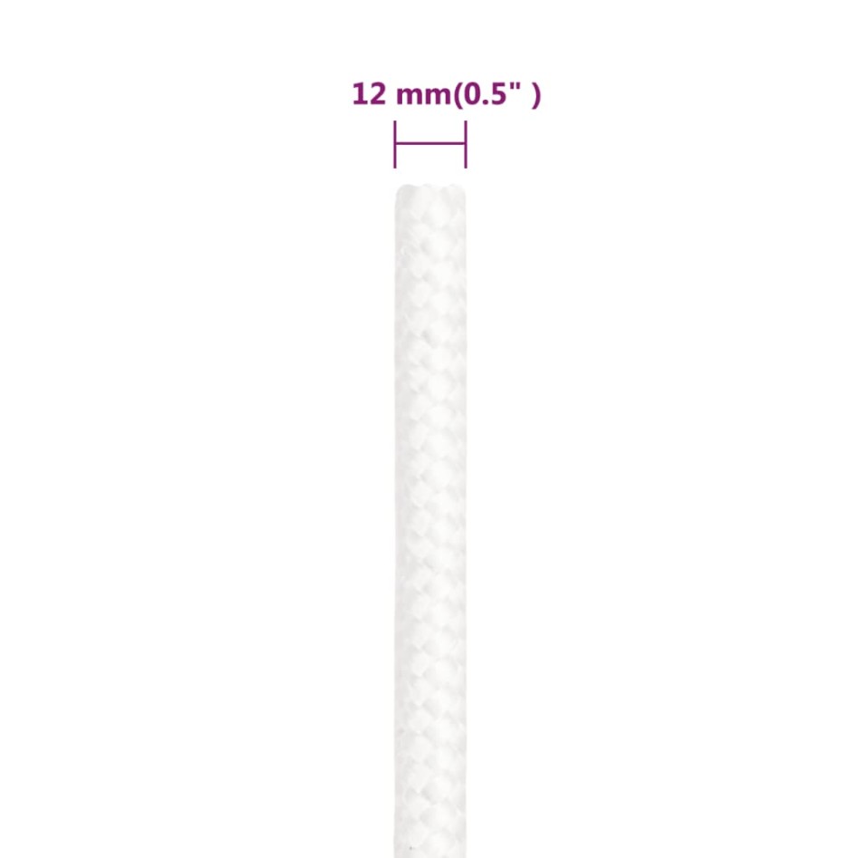 Cuerda de barco polipropileno blanco intenso 12 mm 250