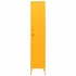 Armario taquilla de acero amarillo mostaza 35x46x180