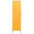 Armario taquilla de acero amarillo mostaza 35x46x180