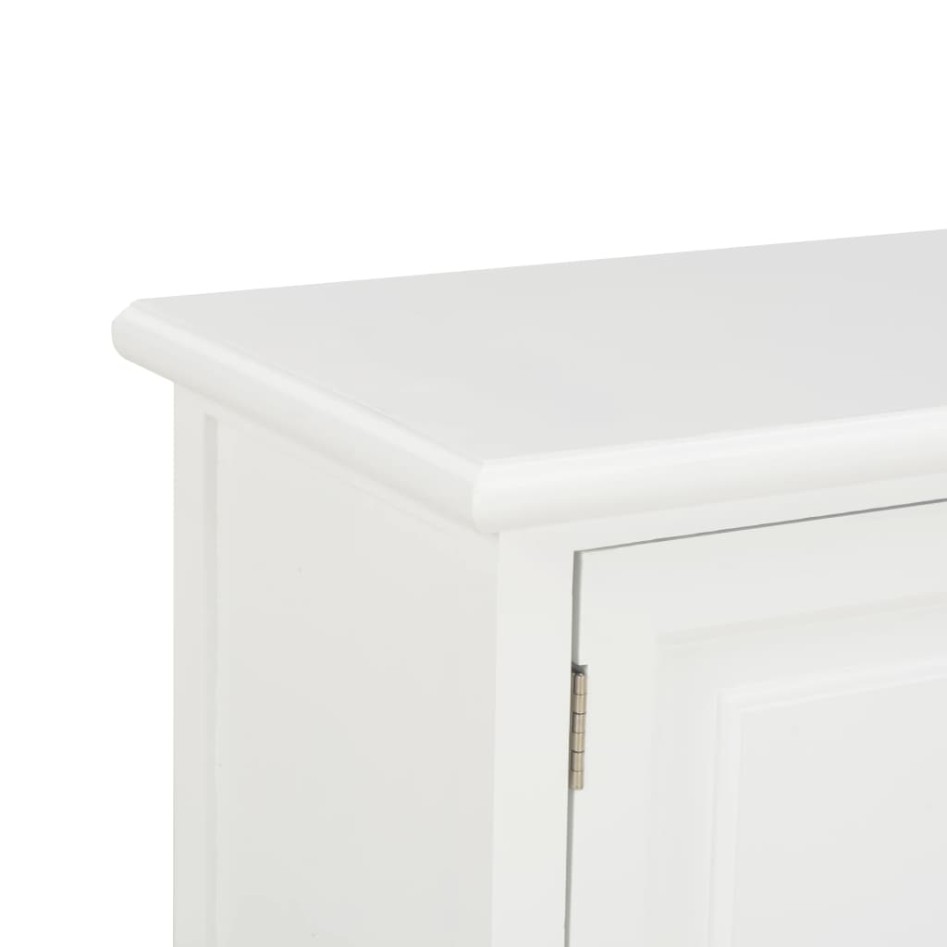 Mueble para TV de madera blanco 90x30x40