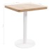 Mesa de bistró MDF marrón claro 60x60