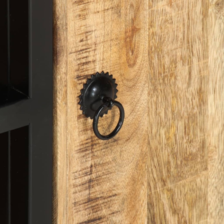 Mueble para TV de madera maciza de mango rugosa 90x30x48