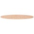 Superficie de mesa redonda madera de roble sin tratar