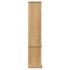 Armario con vitrina VIGO madera maciza de pino 85x35x170