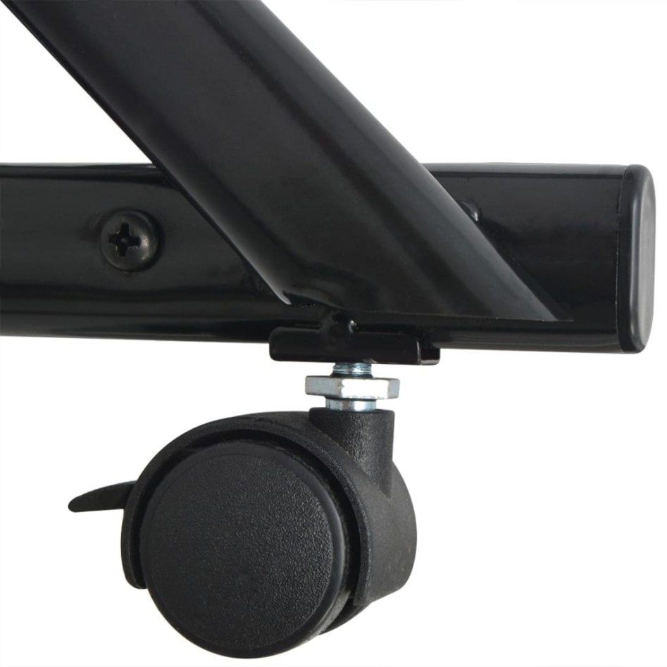 Revistero 40x32x131 cm negro