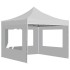 Carpa plegable profesional con paredes aluminio blanco