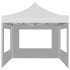 Carpa plegable profesional con paredes aluminio blanco